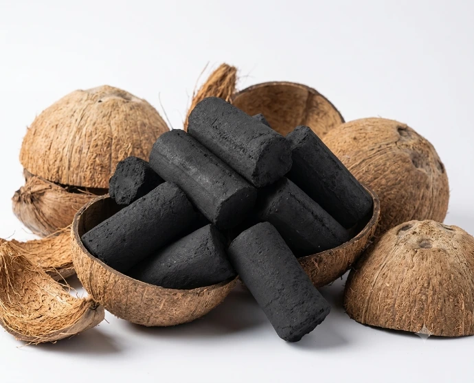 Embera Stick Coconut Charcoal Briquette Size